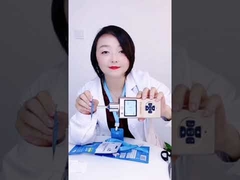 Disinfection card experiment video display