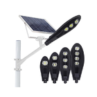 Outdoor high brightness 120LM/W 150W 100W Solar Power Street Light with Optical tempered glass lens For garden use