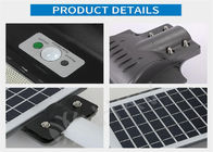 ABS 6000K All In One Solar Street Light With Motion Sensor PIR Remote Control