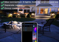 RGB 16 Color High Power LED Floodlight Changeable Phone App Control For Outdoor Garden