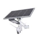 Outdoor Die Casting Aluminum Solar Powered LED Street Lights With CCTV Camera Wifi 4G