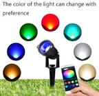 Smart Led Music Light Lawn Light Set Smart App Wifi Control Colorful Rgb Garden Lighting