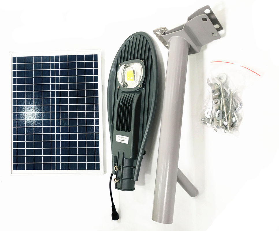 High Strength Solar Powered LED Street Lights for Country Road 50W with Aluminum