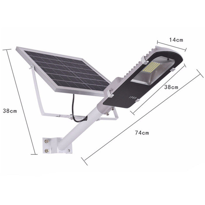 50W 100lm / W Out Door Led Solar Street Light And Super Bright Solar Led Light