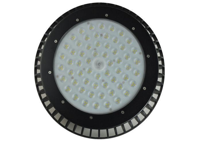 Black Color 200W UFO LED High Bay Light Fixtures Super Silm Industrial Led Lighting
