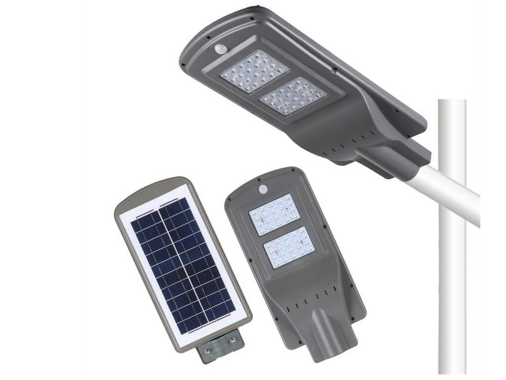 3000K - 6500K All In One Integrated Solar LED Street Light 40W For Country Road