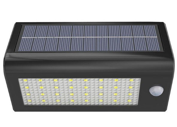 ABS High Power Waterproof PIR Motion Sensor Outdoor LED Garden 3 Head Security emergency Remote Control Solar Light For