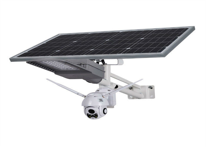 Wifi Control 4500lm Solar Powered Street Lamp Solar Street Light With Camera