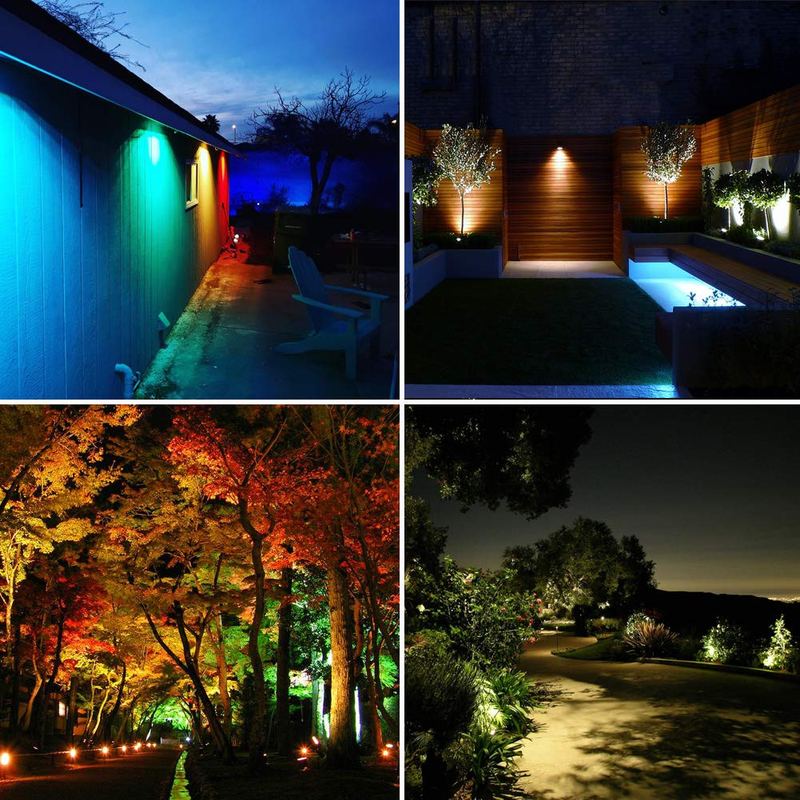 Smart Led Music Light Lawn Light Set Smart App Wifi Control Colorful Rgb Garden Lighting