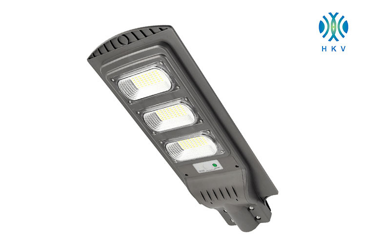 Outdoor IP65 Integrated Solar LED Street Light High Power Motion Sensor Detection