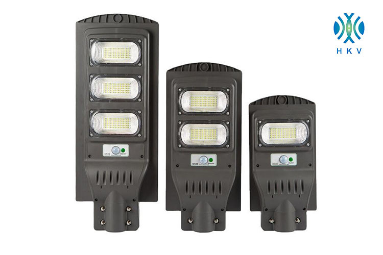 Outdoor IP65 Integrated Solar LED Street Light High Power Motion Sensor Detection