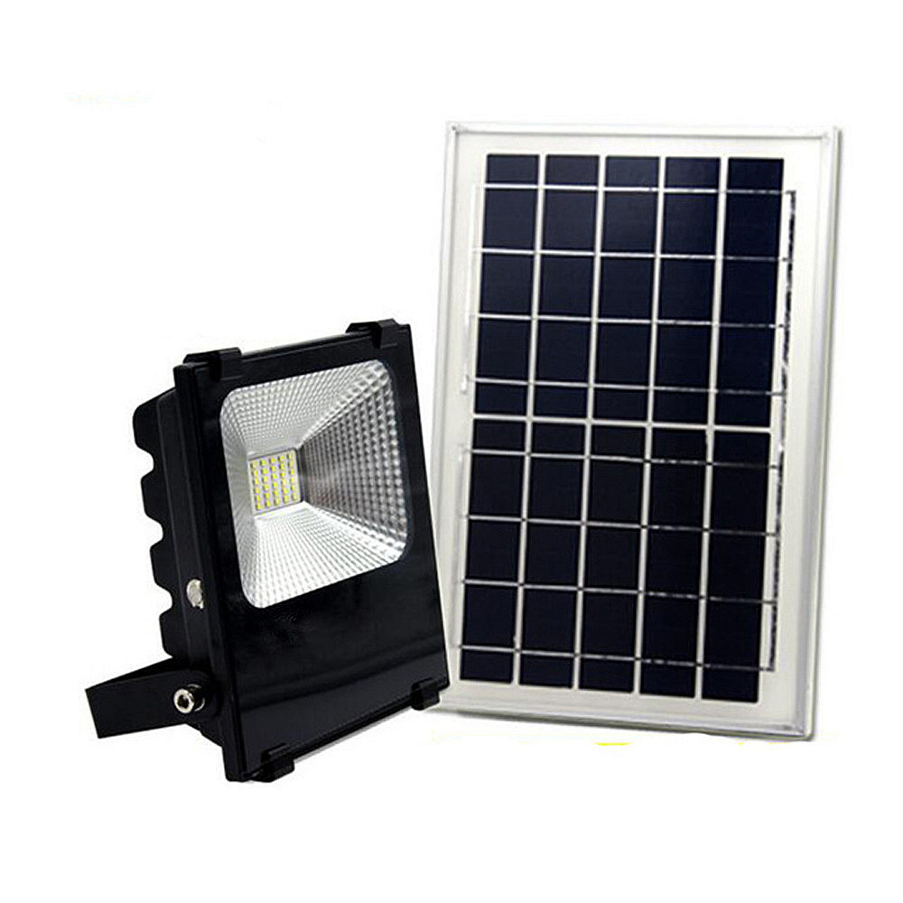 Led Panel Flood Energy Saving LED Garden Flood Lights With Polycrystalline Solar Panel 50W